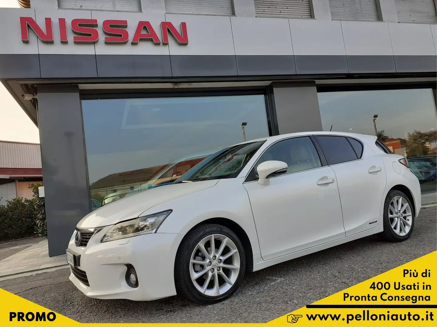 Lexus CT 200h 200h Hybrid Luxury PELLE,NAVI-GARANZIA KM CERTIFIC Bianco - 1