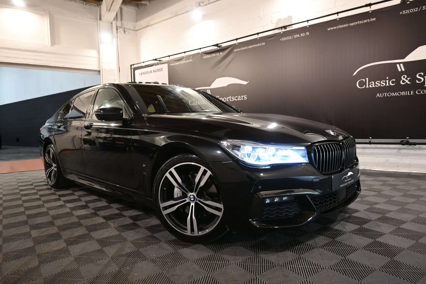 BMW 740 e HYBRID / M SPORT / M PACKET / FULL OPTIONS Noir - 2