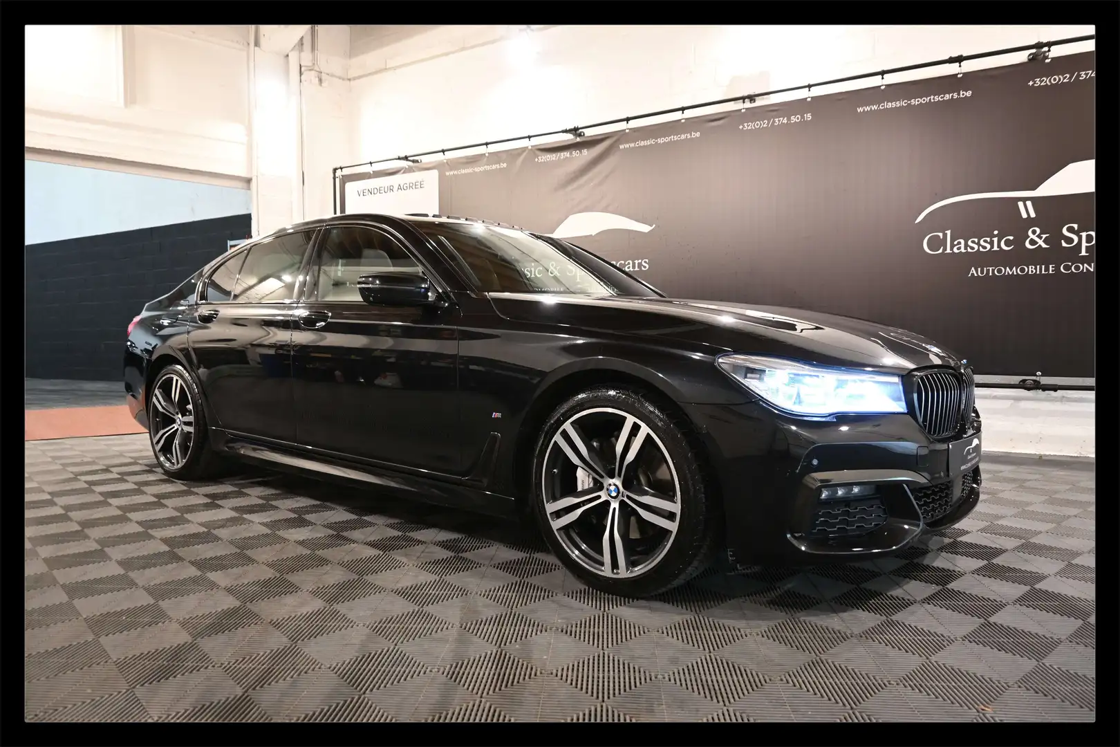 BMW 740 e HYBRID / M SPORT / M PACKET / FULL OPTIONS Noir - 1