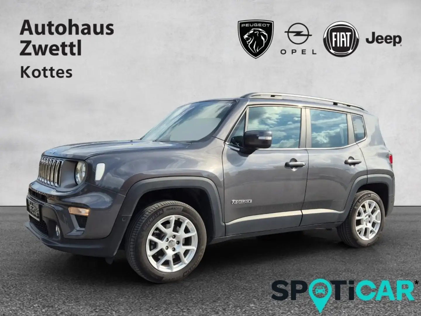 Jeep Renegade 2,0 MultiJet II 4WD 9AT 140 Limited Grau - 1