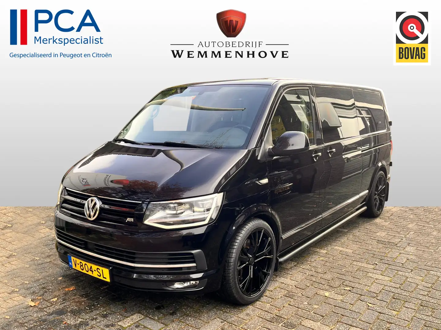 Volkswagen T6 Transporter 2.0 TDI L2H1 DC Bulli 4Motion Highline LET Op goed Nero - 1