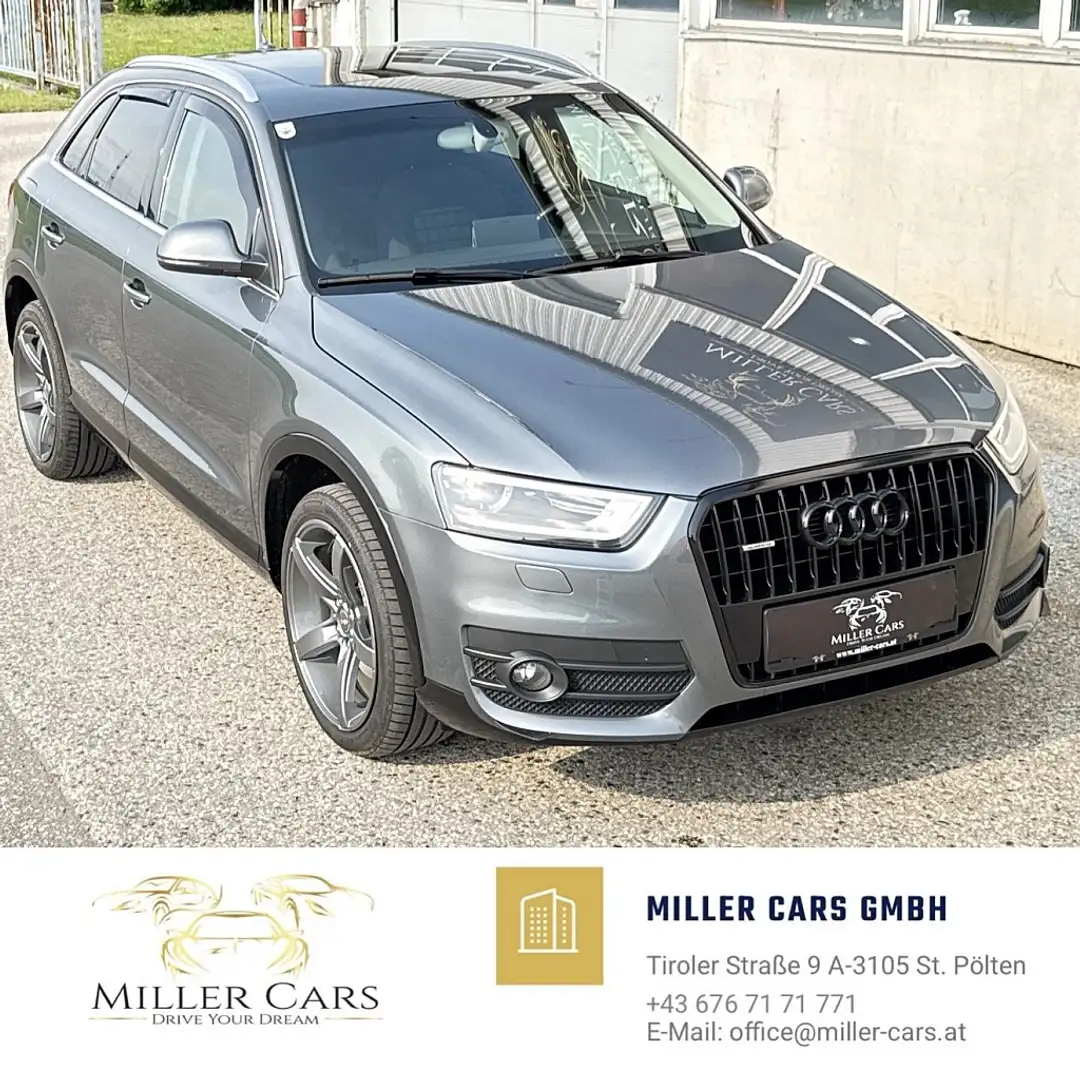 Audi Q3 2,0 TDI quattro DPF S-tronic*Garantie* Grau - 1