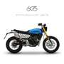 Fantic Caballero 500 Scrambler Bleu - thumbnail 1