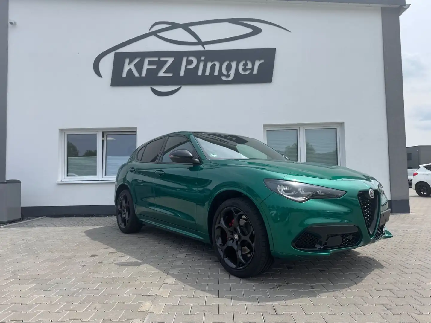 Alfa Romeo Stelvio Tributo Italiano Q4 LED/Vollleder Grün - 1
