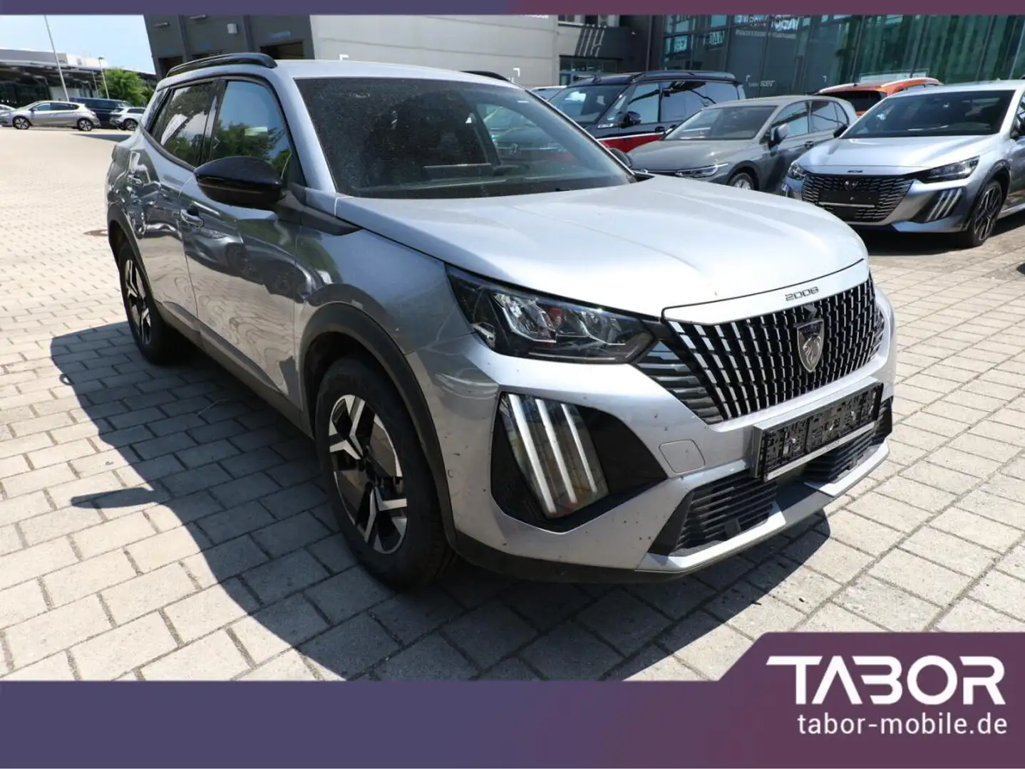 Peugeot 2008 MHEV 145 DSC6 Allure Nav Keyl ACC 360° SHZ Grau - 2