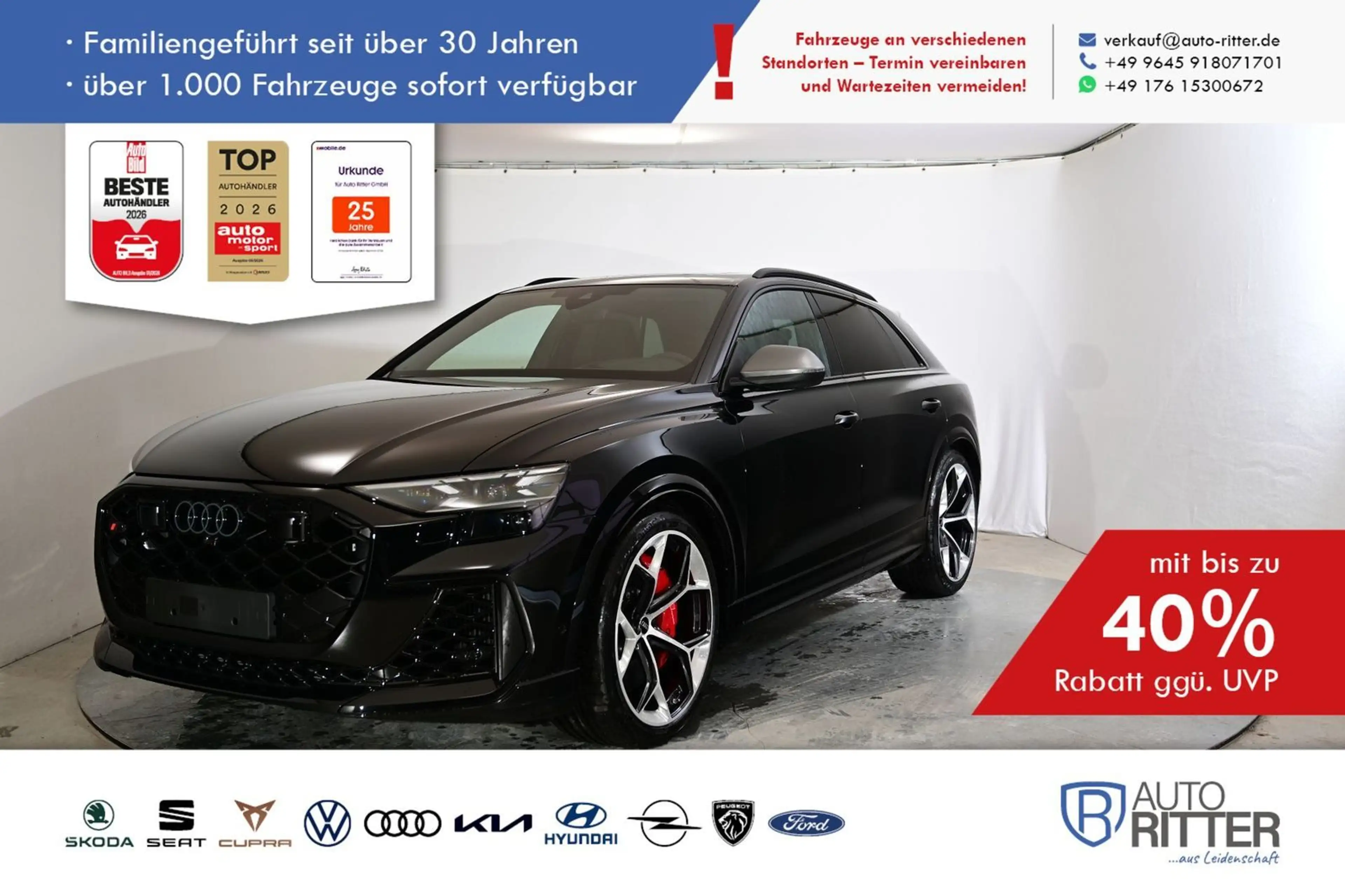 Audi RS Q8 performance ACC|HuD|Stand-Hzg|AHK|RFK|PA...