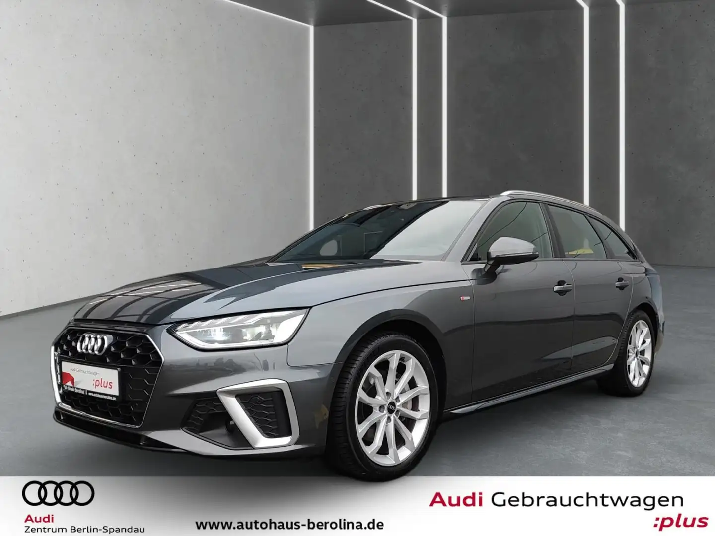 Audi A4 40 TFSI S line S tronic *360°*NAV+*SHZ* Grijs - 2