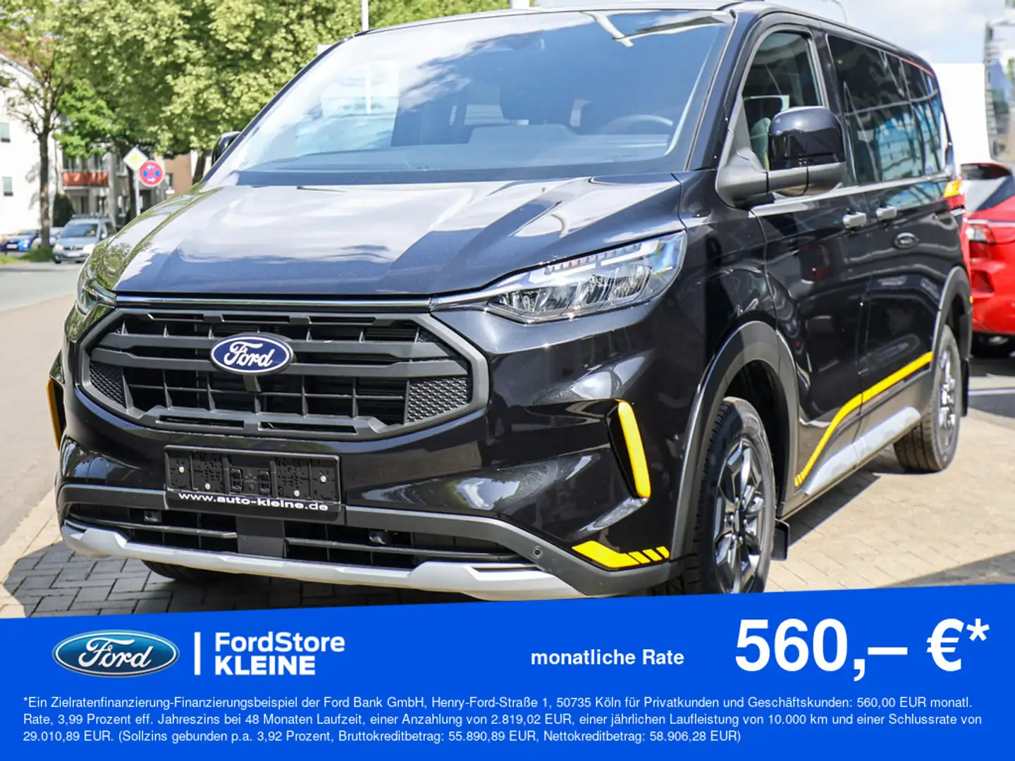 Ford Transit Custom Kombi Trail 320 L1 2.0 EcoBlue Black - 1