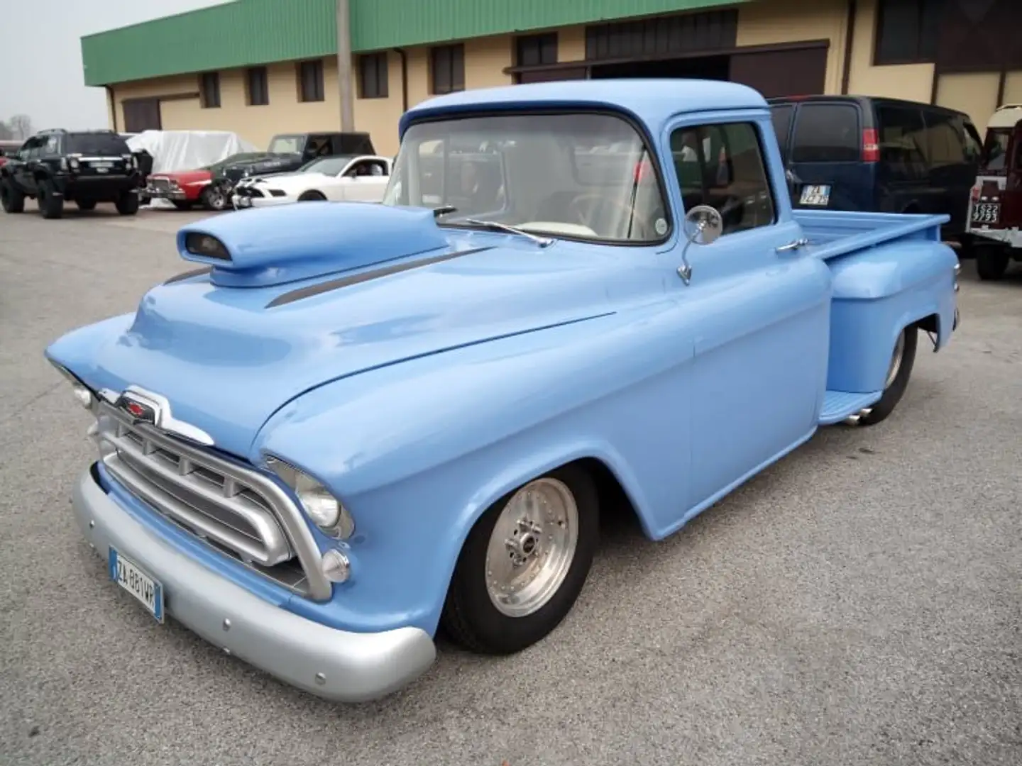 Chevrolet Silverado Apache 1957 Синий - 1