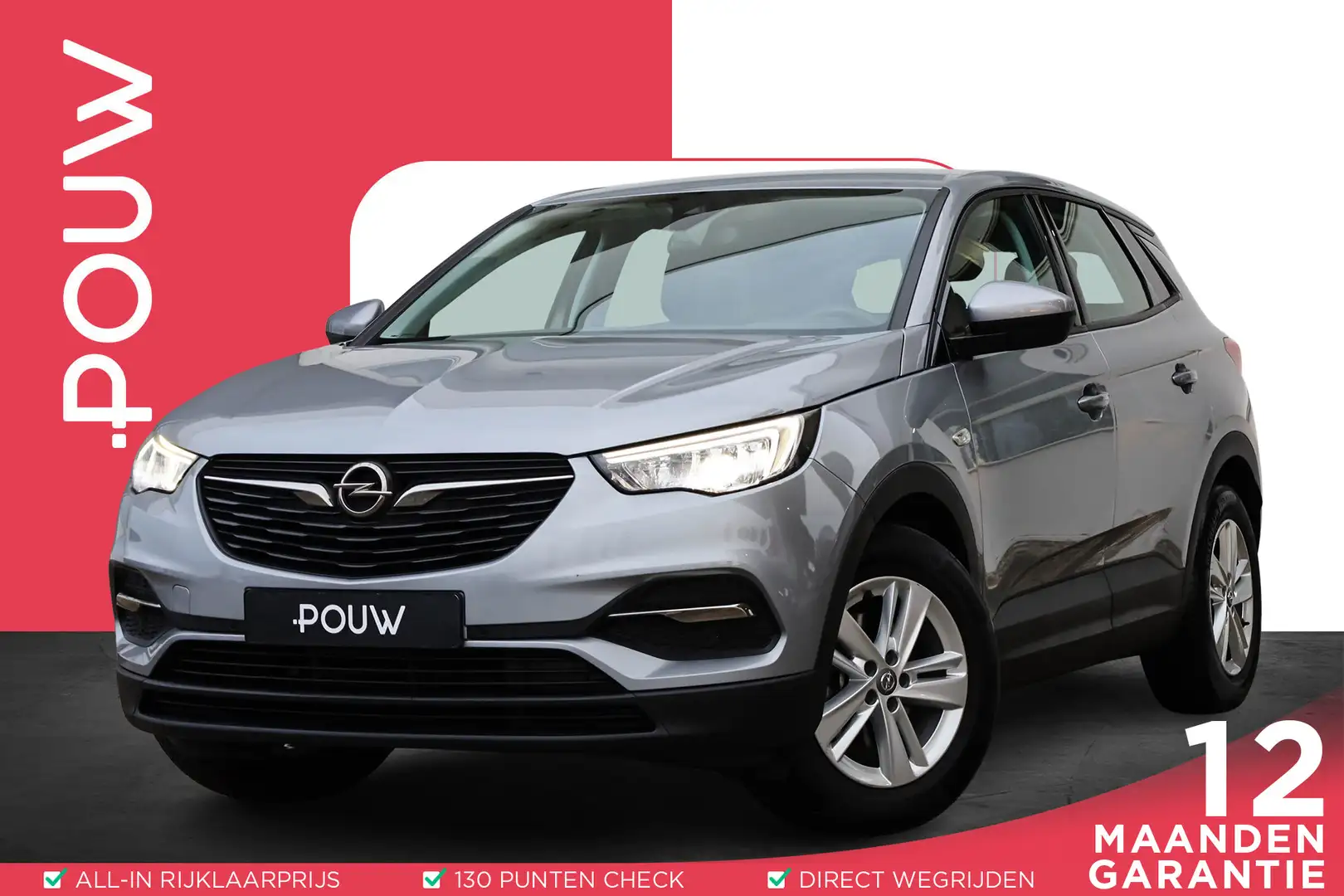 Opel Grandland X 1.2 Turbo 130pk Edition | Navigatie | Parkeersenso Gris - 1