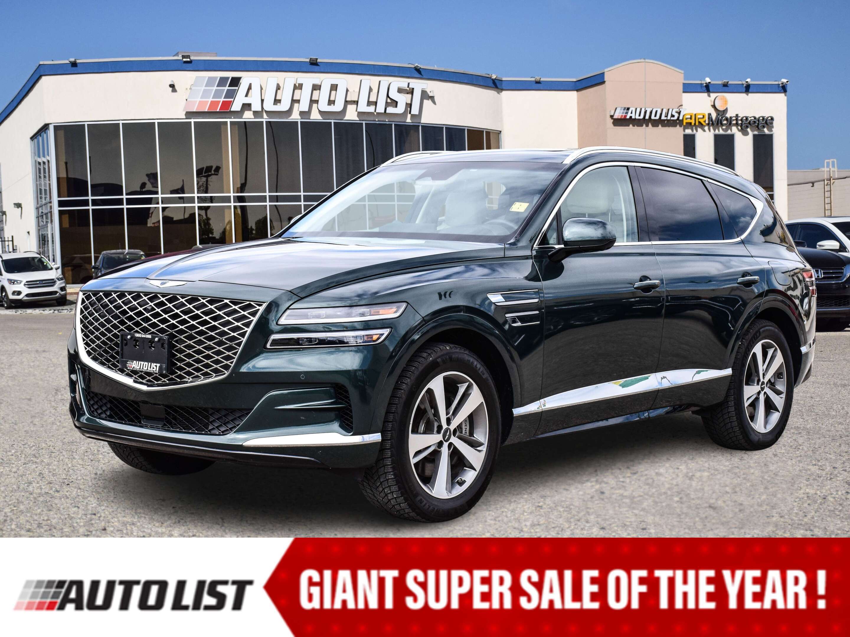 2023 Genesis GV80 ADVANCED 2.5T*LEATHER*PANOROOF*NAVI*HUD*HTD SEATS*