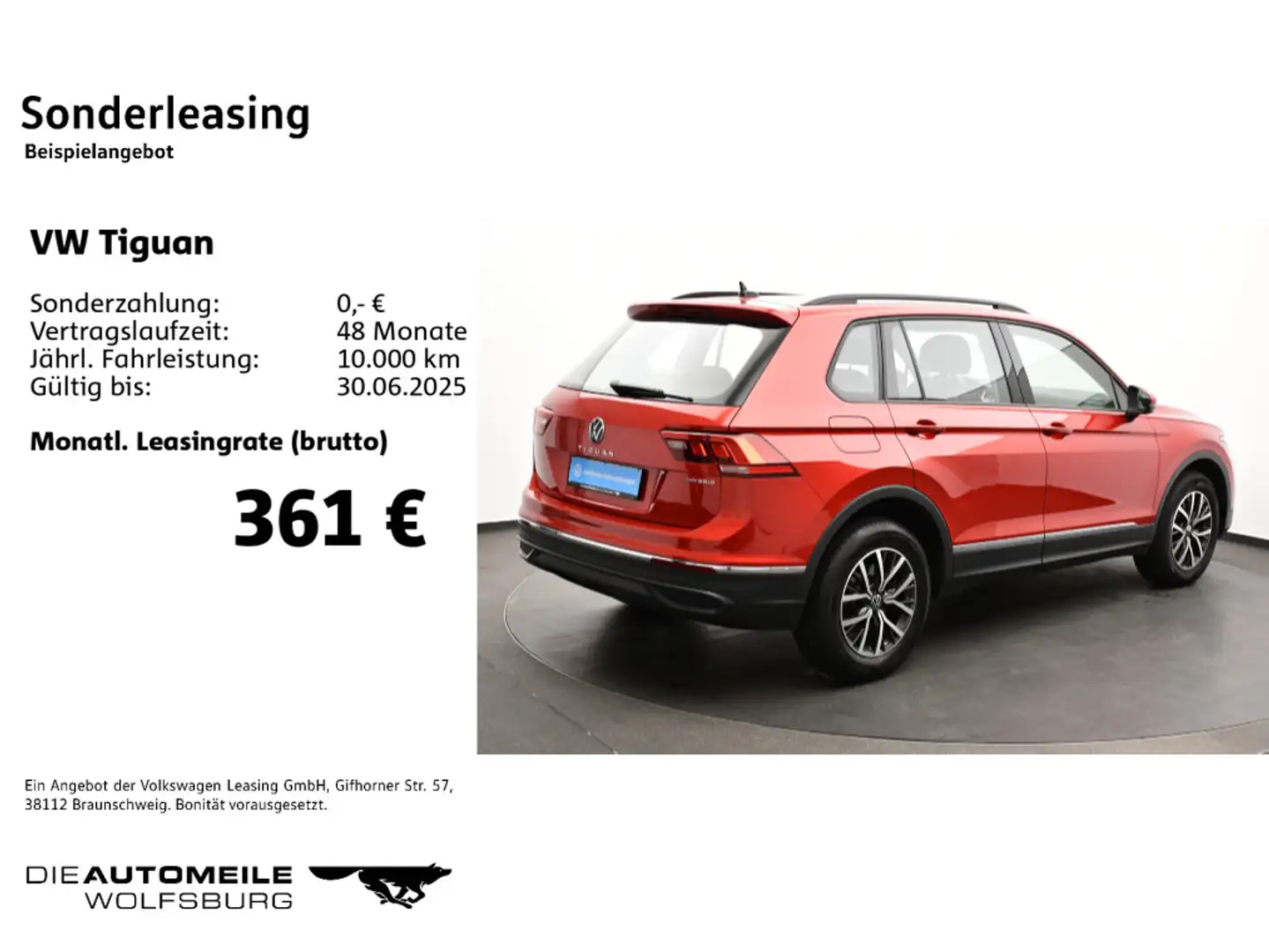 Volkswagen Tiguan 1.4 TSI Hybrid DSG Life AHK/LED/ACC Rot - 2