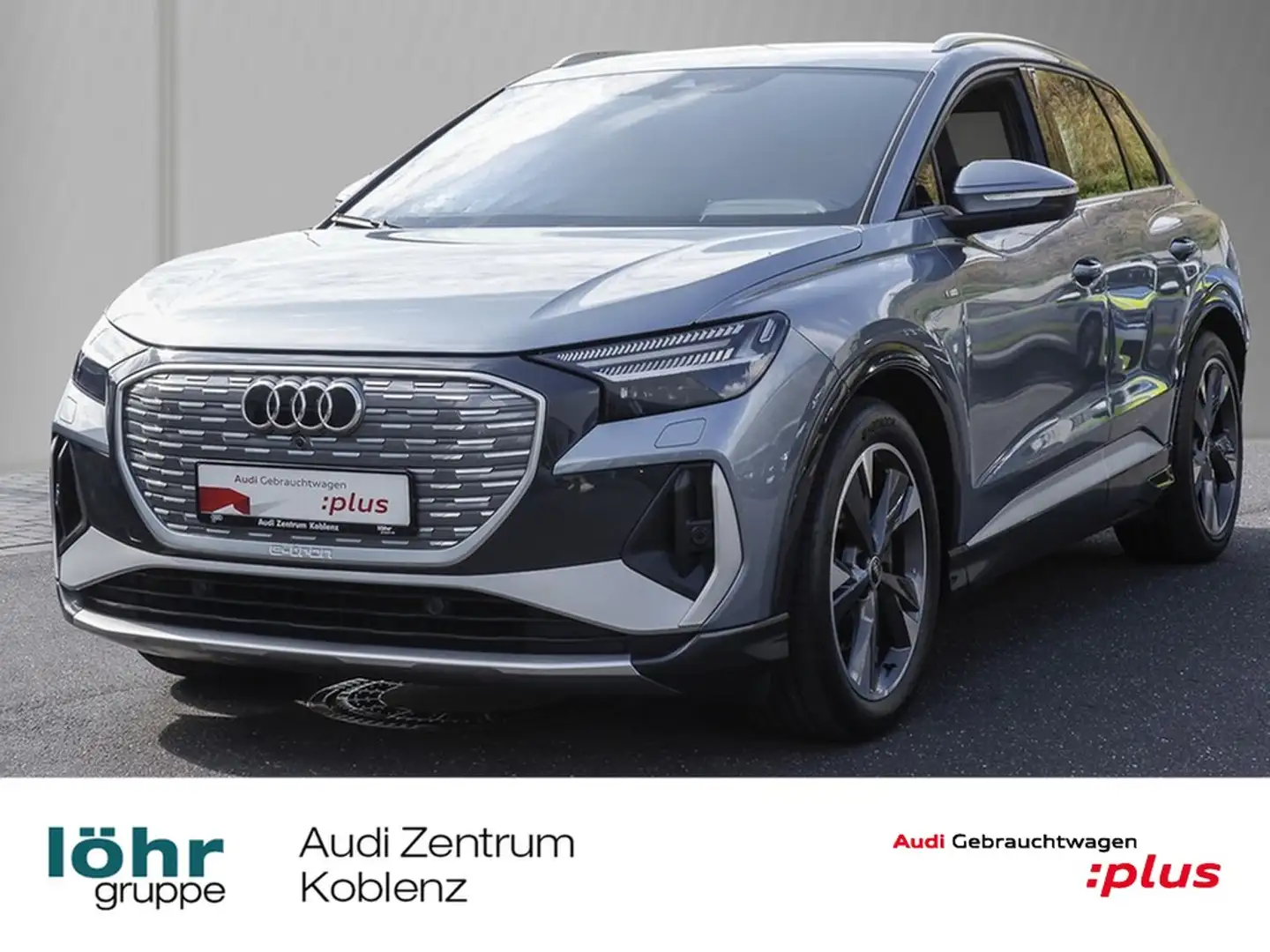 Audi Q4 e-tron 40 S line Navi Matrix AHK ACC SONOS Blau - 1