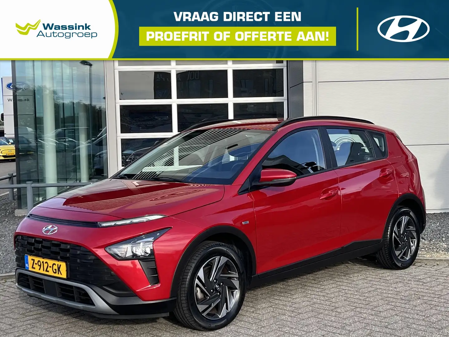 Hyundai BAYON 1.0 T-GDI 48V 100PK Comfort Smart | Navigatie | Pa Rood - 1