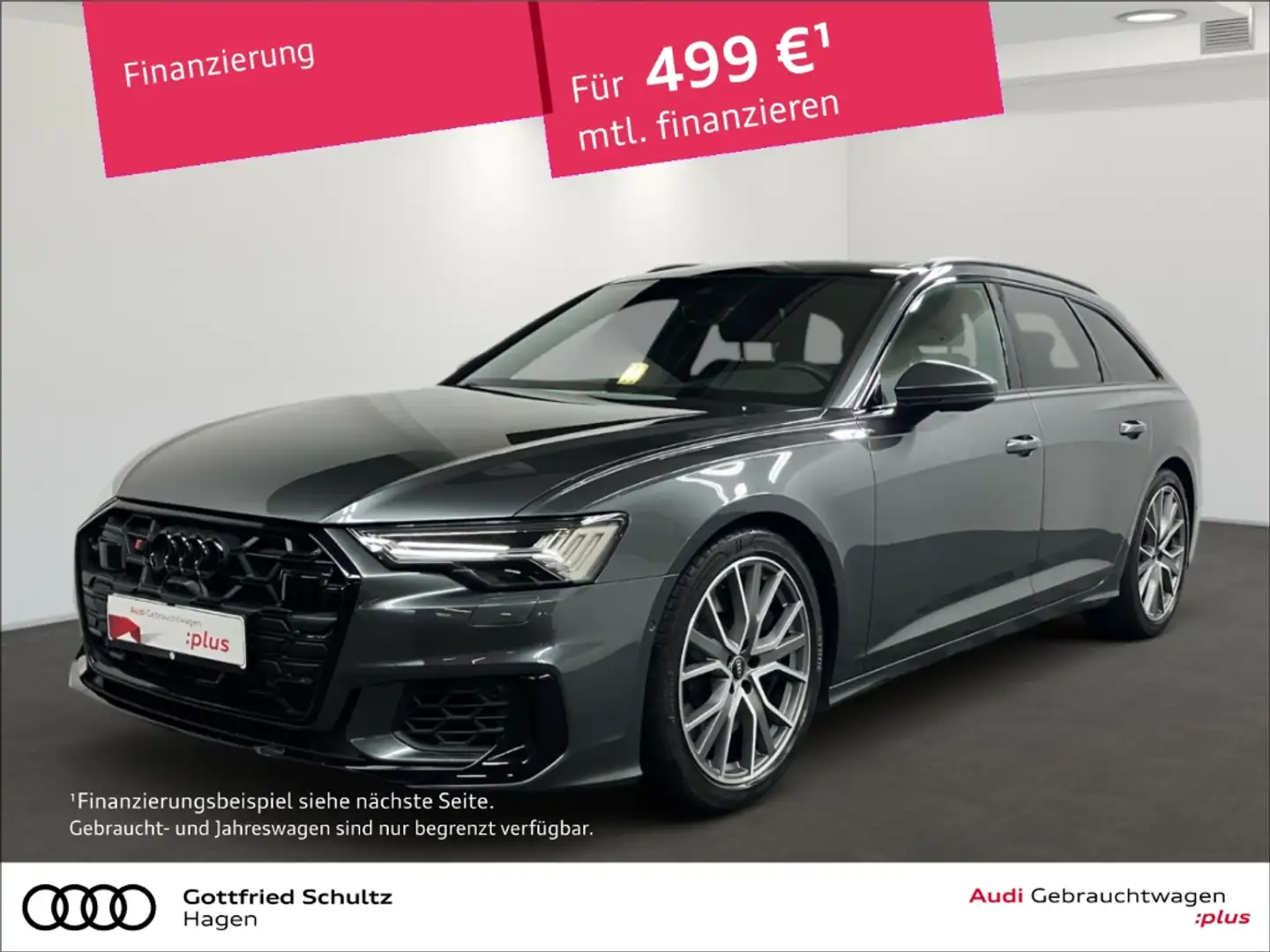 Audi S6 Avant qu. tiptr. MATRIX NAV AHK PAN B&O HUD Grau - 1