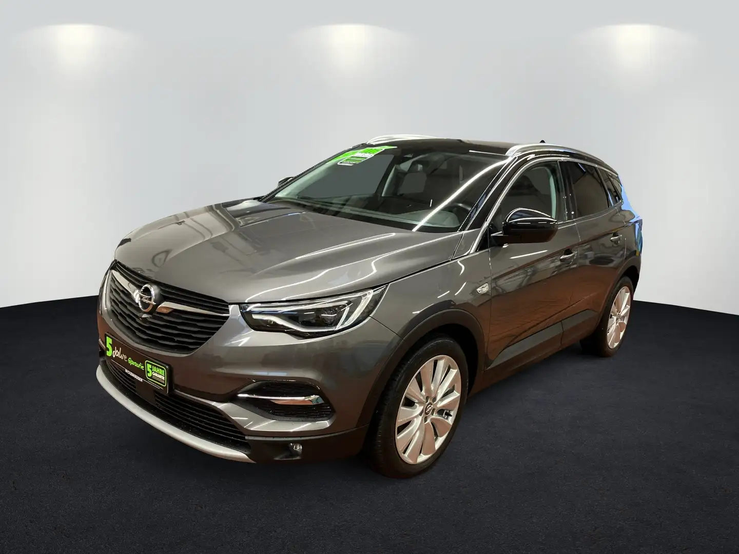 Opel Grandland 1.6 Turbo Ultimate AHK+ACC+LED+Navi+SHZ Gris - 2