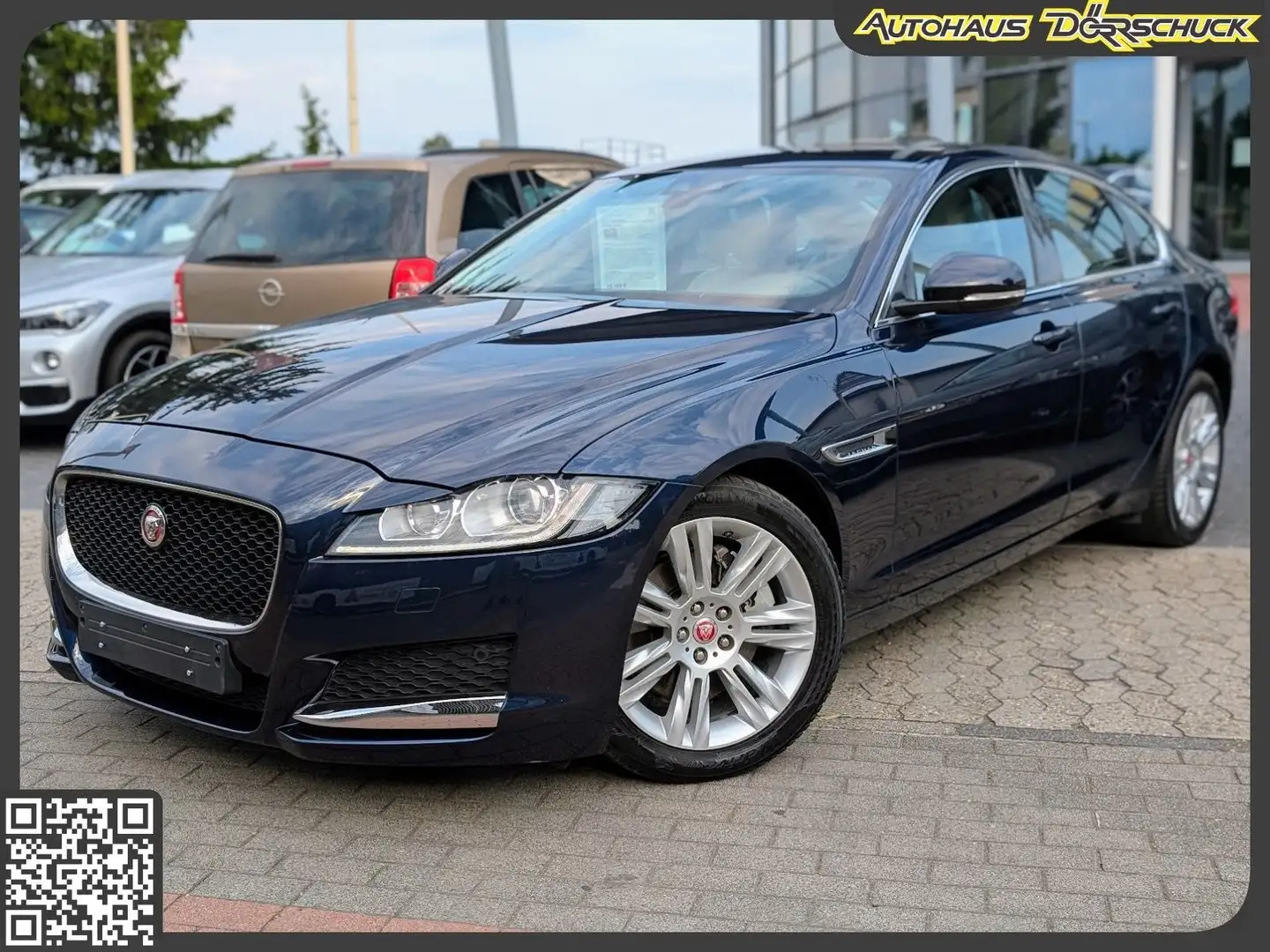 Jaguar XF 20d Portfolio 8G LED NAVI LEDER KAMERA ab199€ Blau - 1