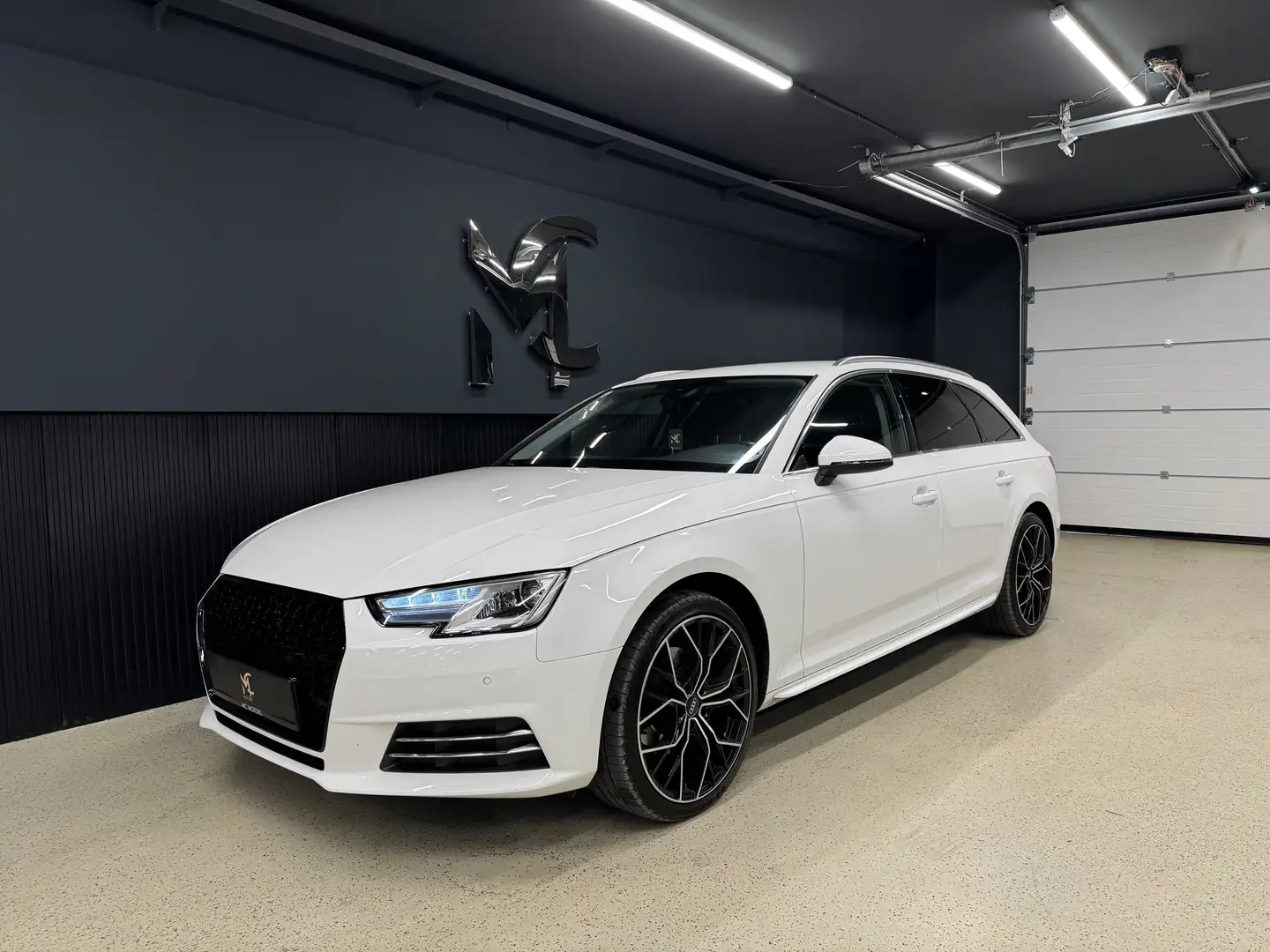 Audi A4 AVANT`LED`DIGI-TACHO`SITZHEIZUNG`NAVI`19-ZOLL` Blanc - 2