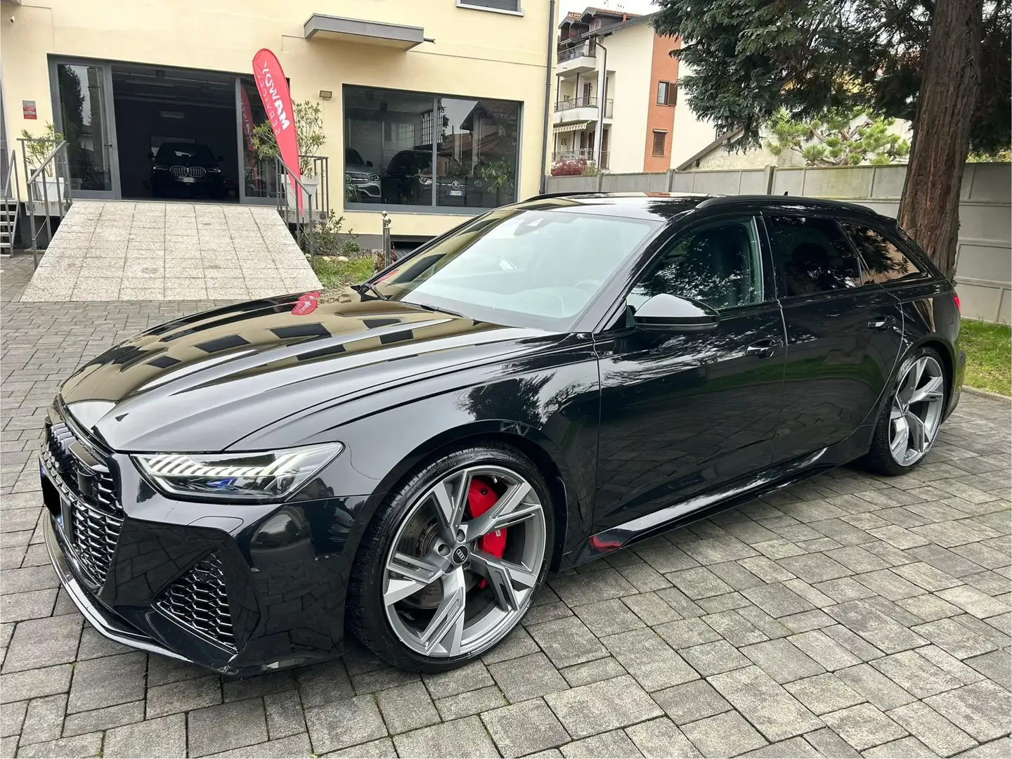 Audi RS6 RS6 Avant 4.0 mhev quattro tiptronic IVA ESPOSTA Nero - 1