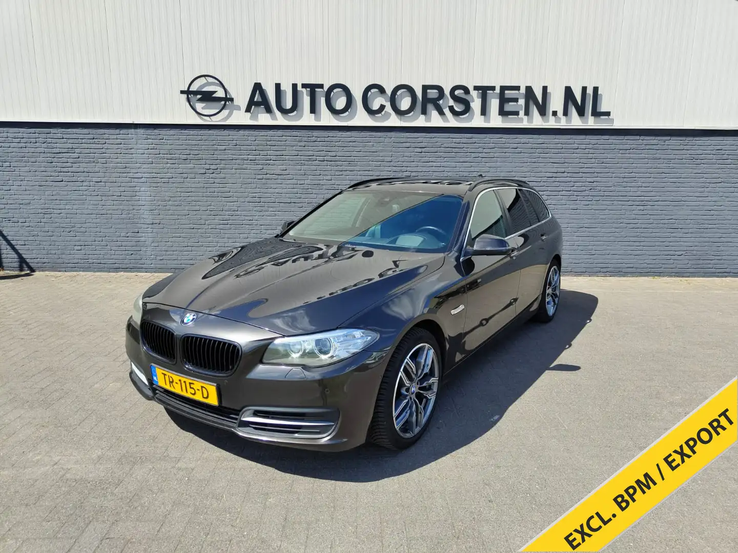 BMW 525 5-serie Touring 525D 211PK Autom.8 High Executive Brun - 1