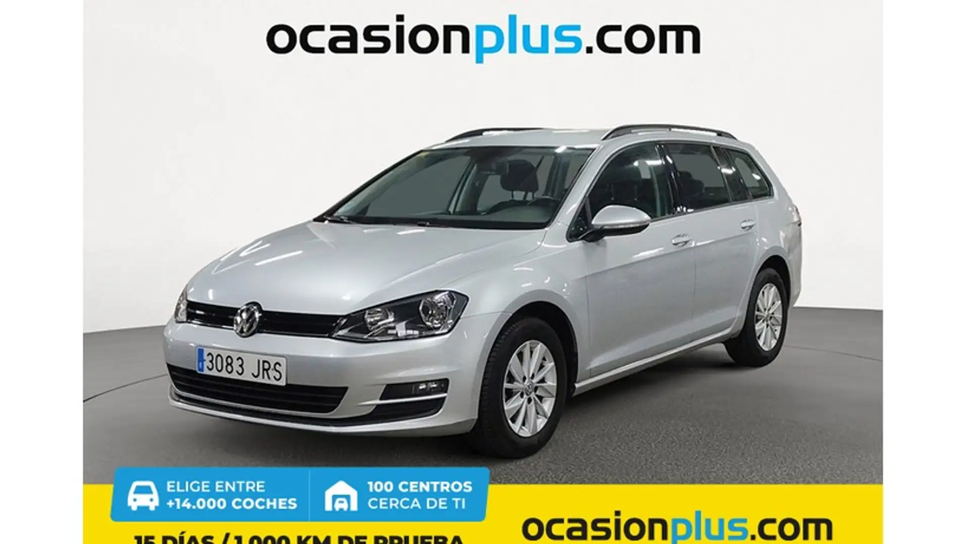 Volkswagen Golf Variant 1.6TDI CR BMT Business DSG 110 Plateado - 1