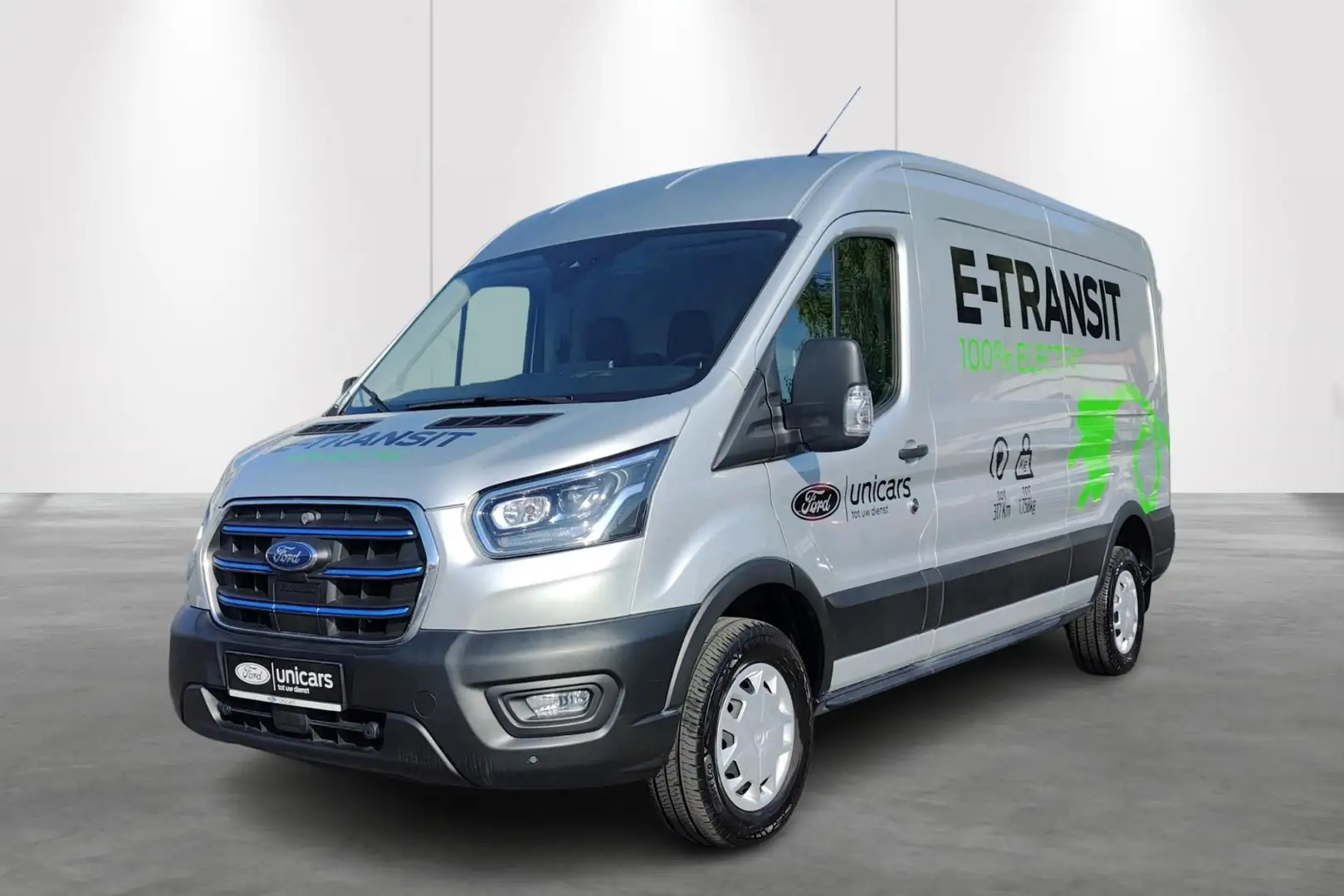 Ford E-Transit 350L Electric Engine 67kWh / 135kw Trend Ezüst - 1