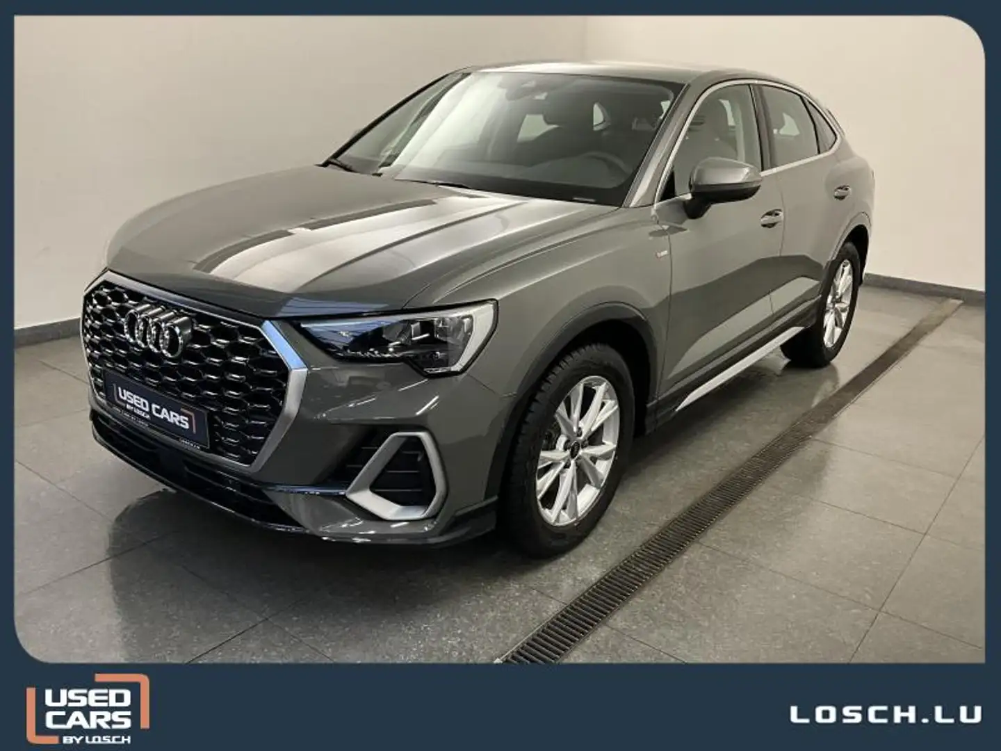 Audi Q3 S-Line/35TDI/LED/Navi Gris - 1