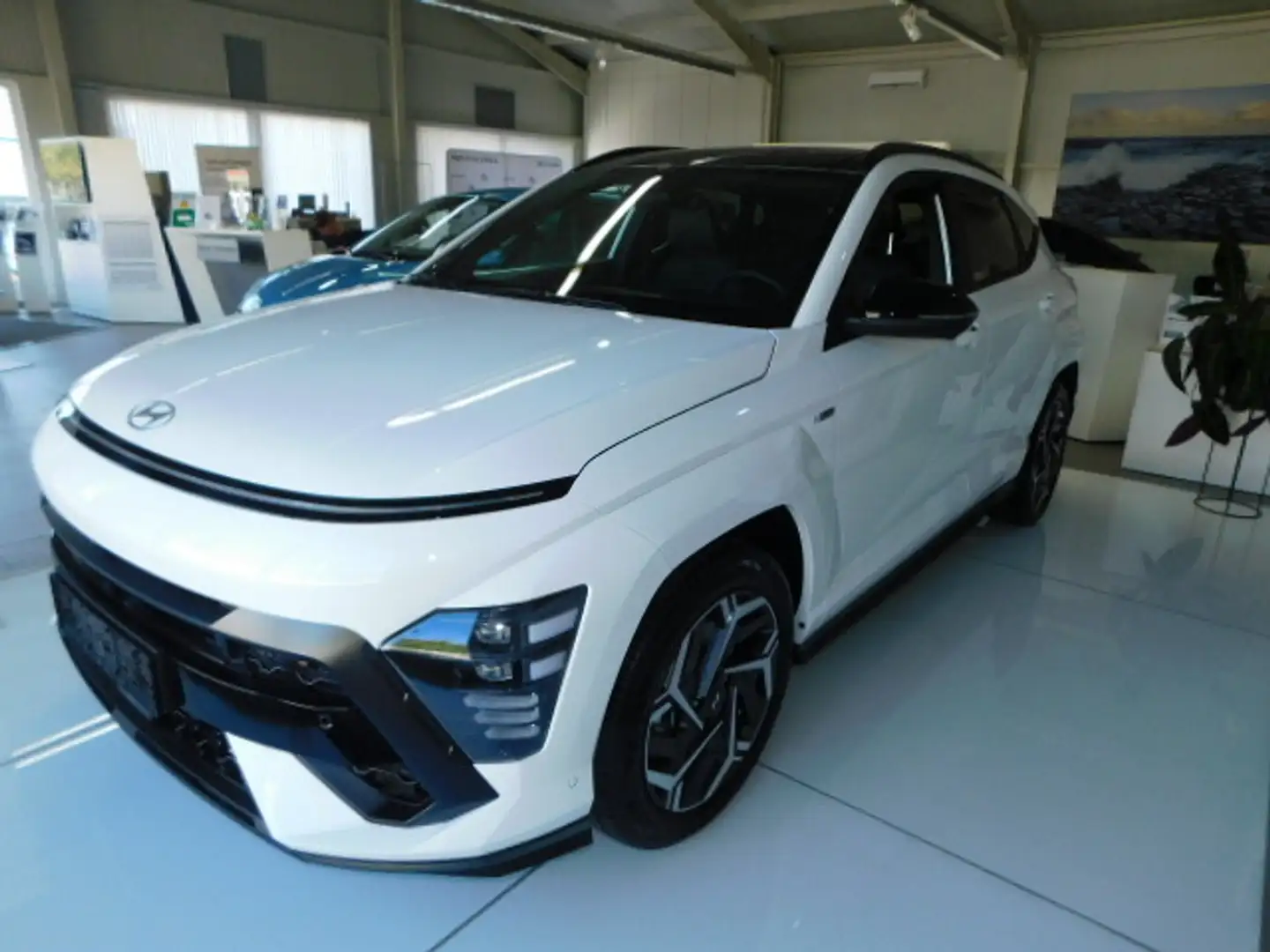 Hyundai KONA Kona N-LINE, NAVI, 360, NFC-KEY Blanc - 2