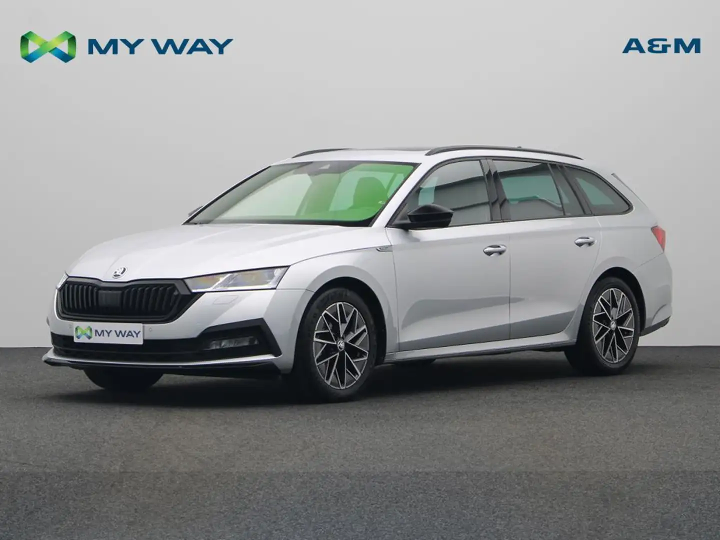 Skoda Octavia SPORTLINE 1.5 TSI 150 PK DSG-7 AUTOMAAT Plateado - 1