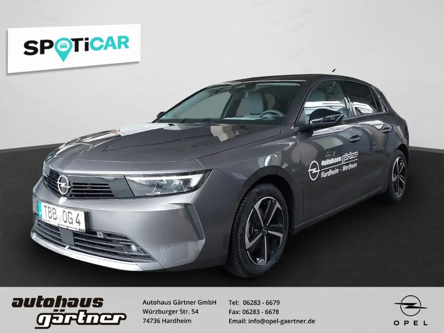 Opel Astra L Edition 1.2 Turbo EU6e KLIMA+ALU+SHZ+ Gris - 1