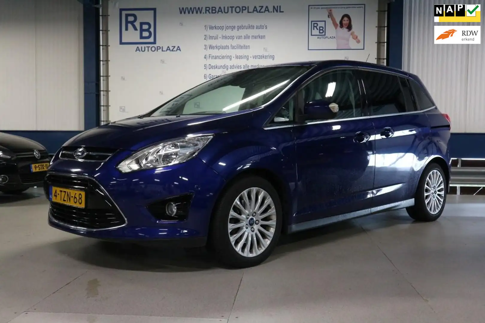 Ford Grand C-Max 1.0 Edition Plus / Stoelverwarming / Camera ! ! ! Kék - 1