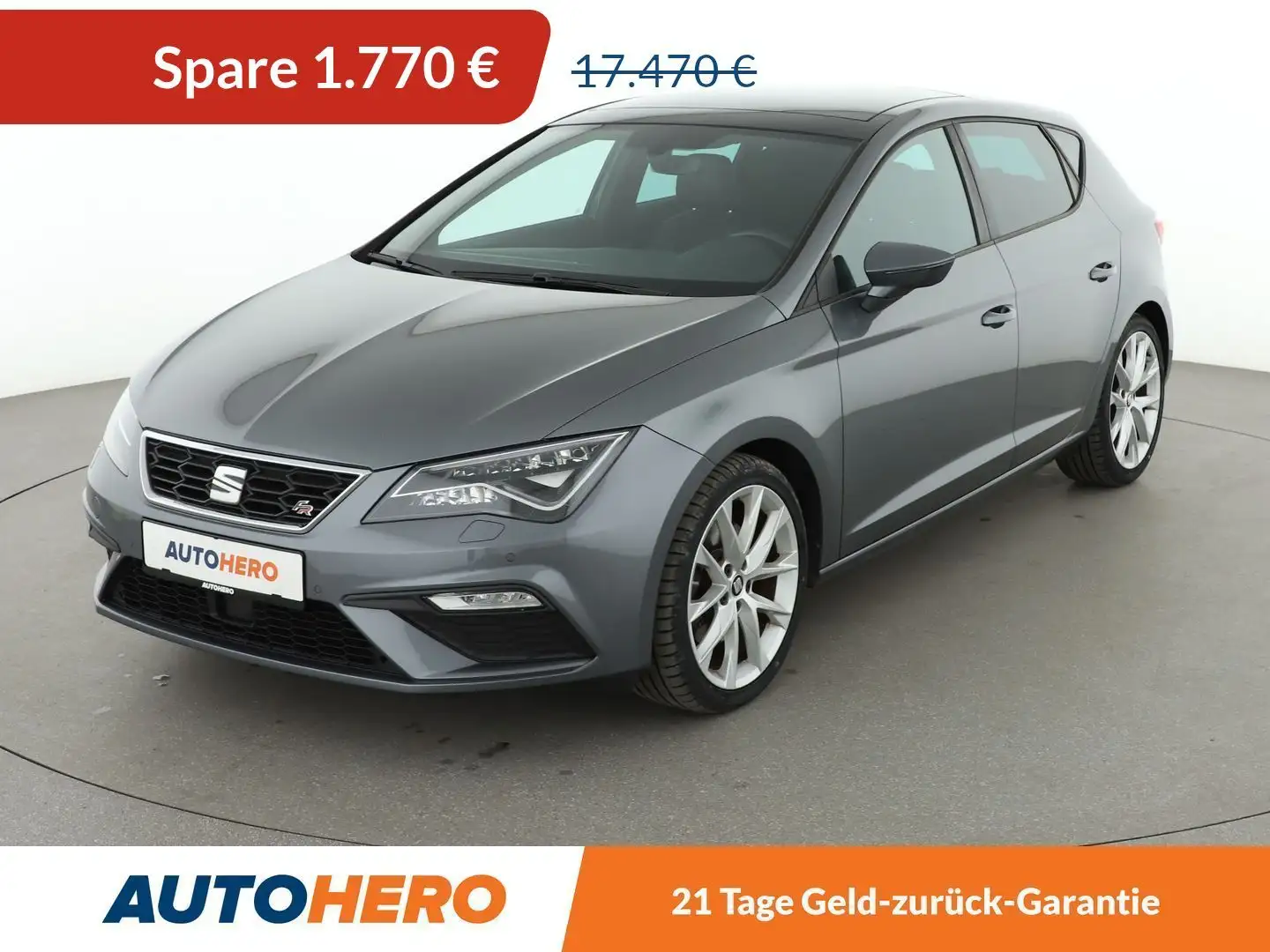 SEAT Leon 1.8 TSI FR Aut.*PANO*PDC*LED*SHZ*TEMPO*KLIMA* Grau - 1