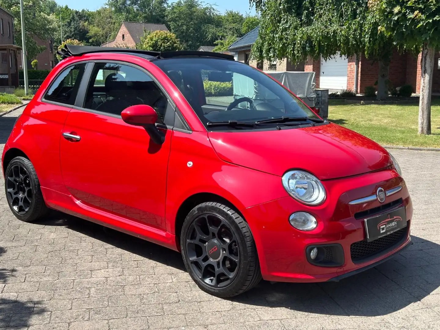 Fiat 500 S Cabrio*1.Hand*Elek.Fenster*Sparsam* Rosso - 2