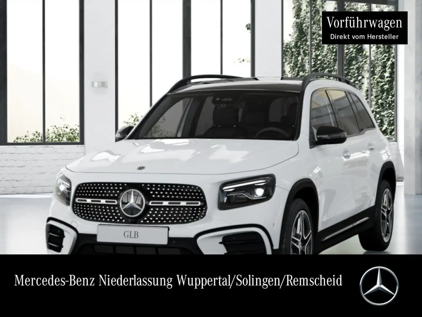 Mercedes-Benz GLB 200 d AMG+NIGHT+PANO+360°+AHK+MULTIBEAM+19" Weiß - 1