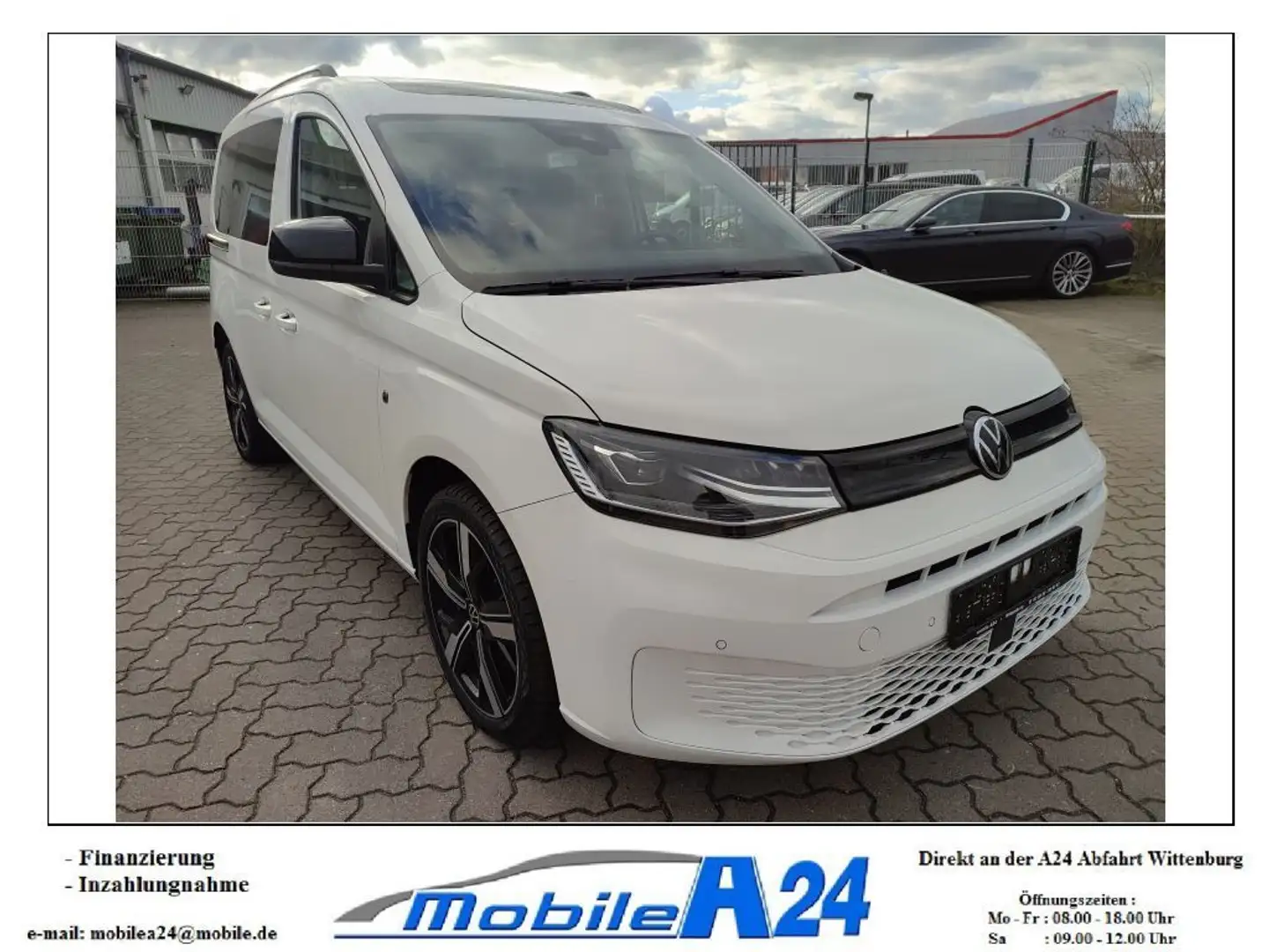 Volkswagen Caddy 2.0 DSG 7-SITZER AHK LED PANORAMADACH ACC Weiß - 1