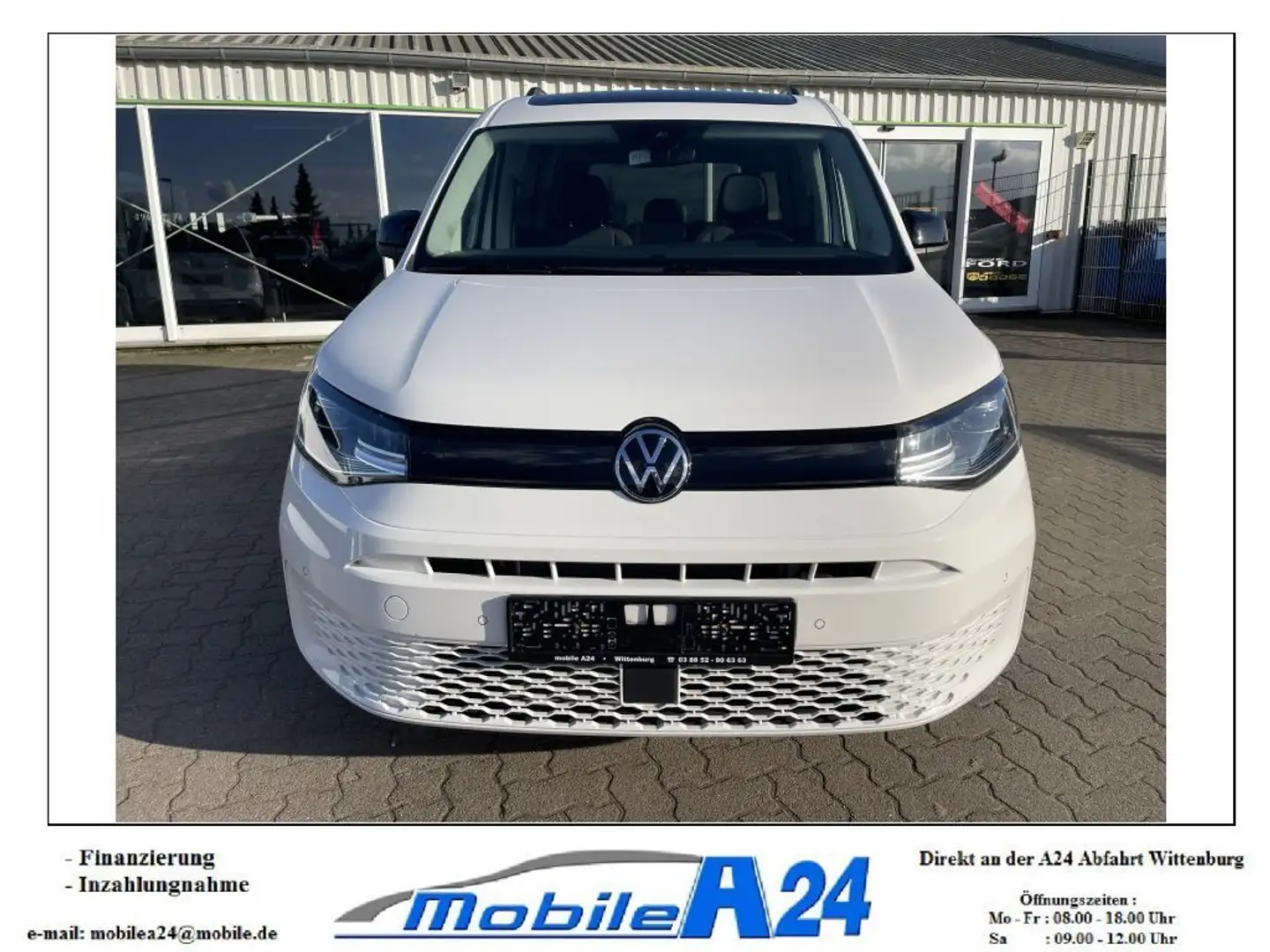Volkswagen Caddy 2.0 DSG 7-SITZER AHK LED PANORAMADACH ACC Weiß - 2