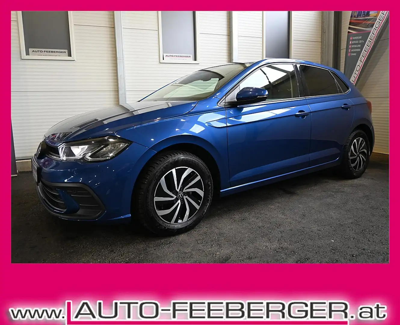 Volkswagen Polo 1,0 TSI DSG Life LED,DSG,ACC Tempomat Blu/Azzurro - 1