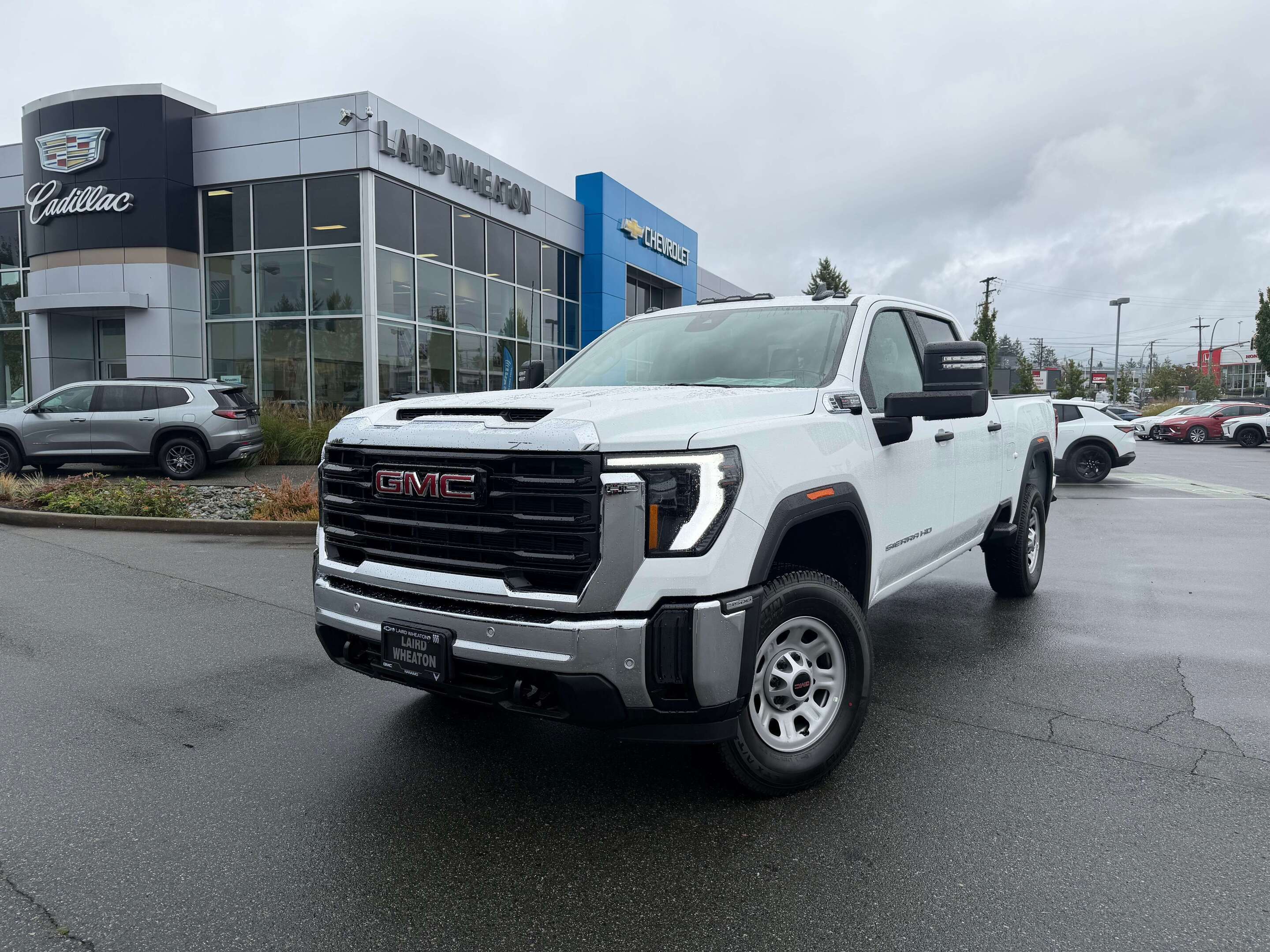 White 2026 GMC Sierra 3500HD Pickup Truck Four-Wheel Drive Automatic