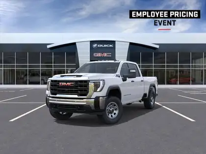 White 2026 GMC Sierra 3500HD Pickup Truck Four-Wheel Drive Automatic