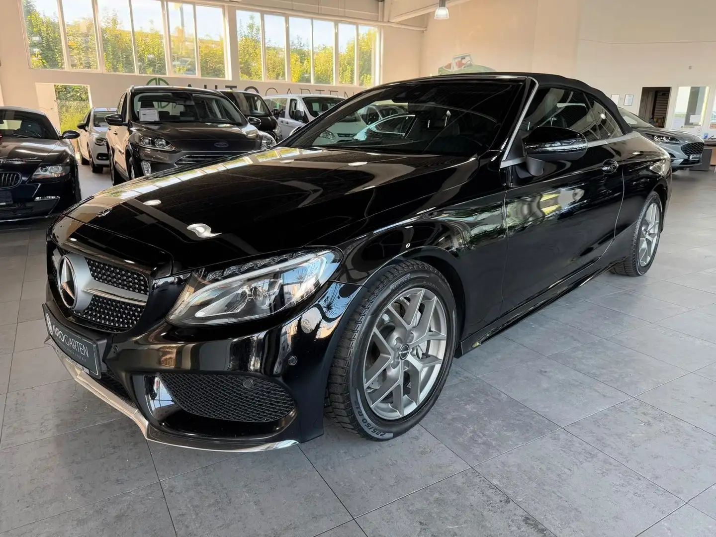 Mercedes-Benz C 220 C -Klasse Cabrio* AMG Line*Navi&Kame.*Leder*LED Schwarz - 1