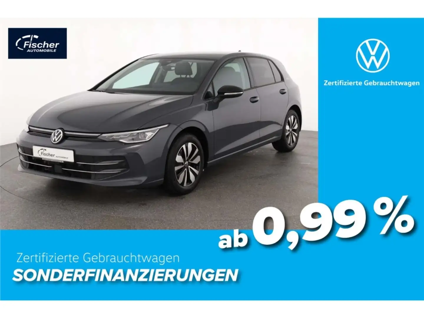 Volkswagen Golf 1.5 TSI Goal 6-Gg. AHK/LED/NAV/ACC/RFK/SH Grau - 1