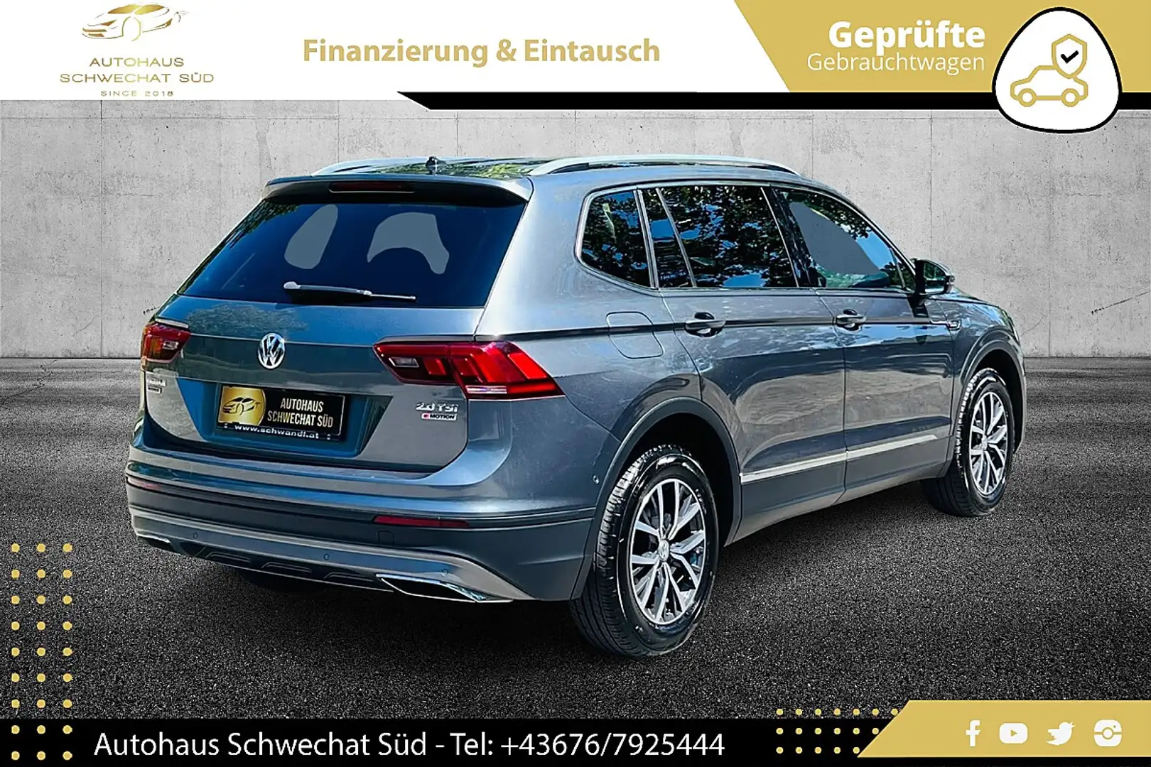 Volkswagen Tiguan Allspace 2.0 TSI 4Motion Comfortline //DSG//ALLRAD//AHK/... Grau - 2