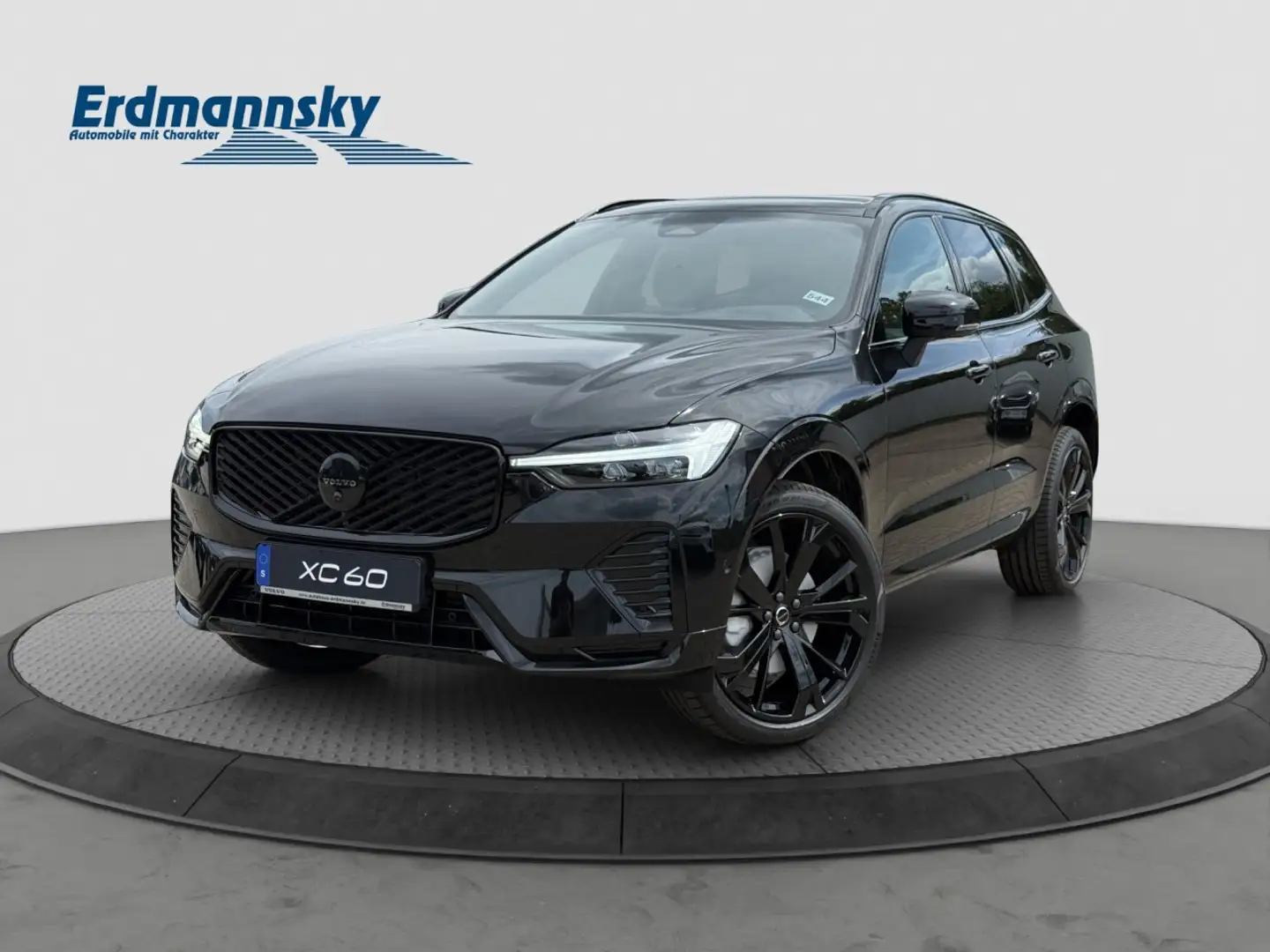 Volvo XC60 B5 AWD Plus Black Ed. Panorama-Glasdach Klima Noir - 1