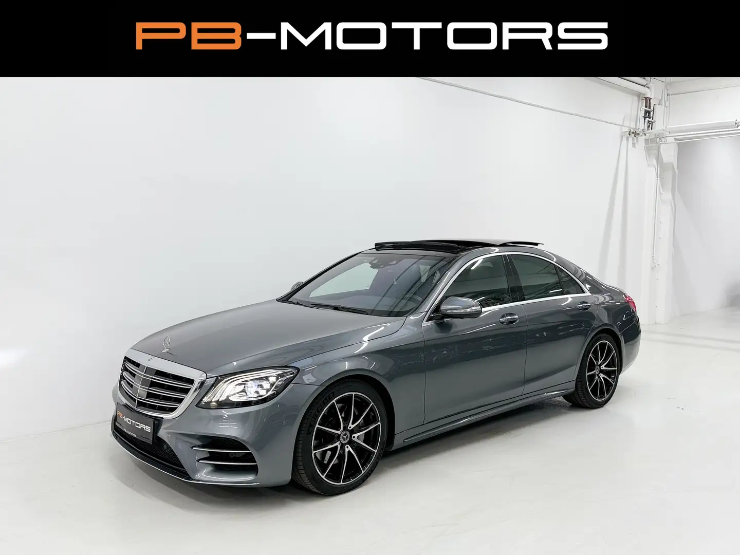 Mercedes-Benz S 350 d 4Matic AMG-Line Panorama Burmester Distronic Gris - 1