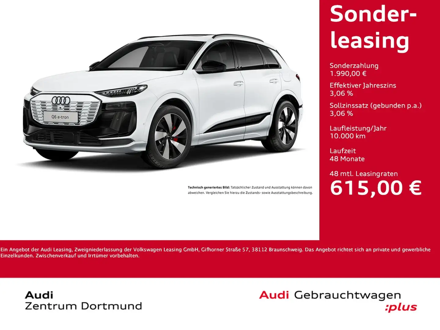 Audi Q6 e-tron quattro S LINE BLACKPAK PANO CARBON Weiß - 1