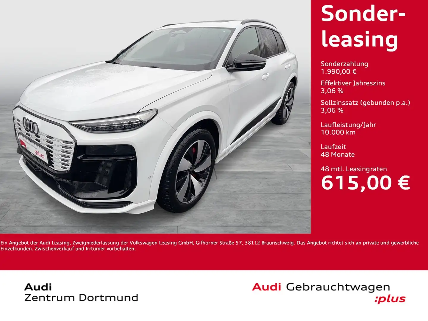 Audi Q6 e-tron quattro S LINE BLACKPAK PANO CARBON Blanc - 1