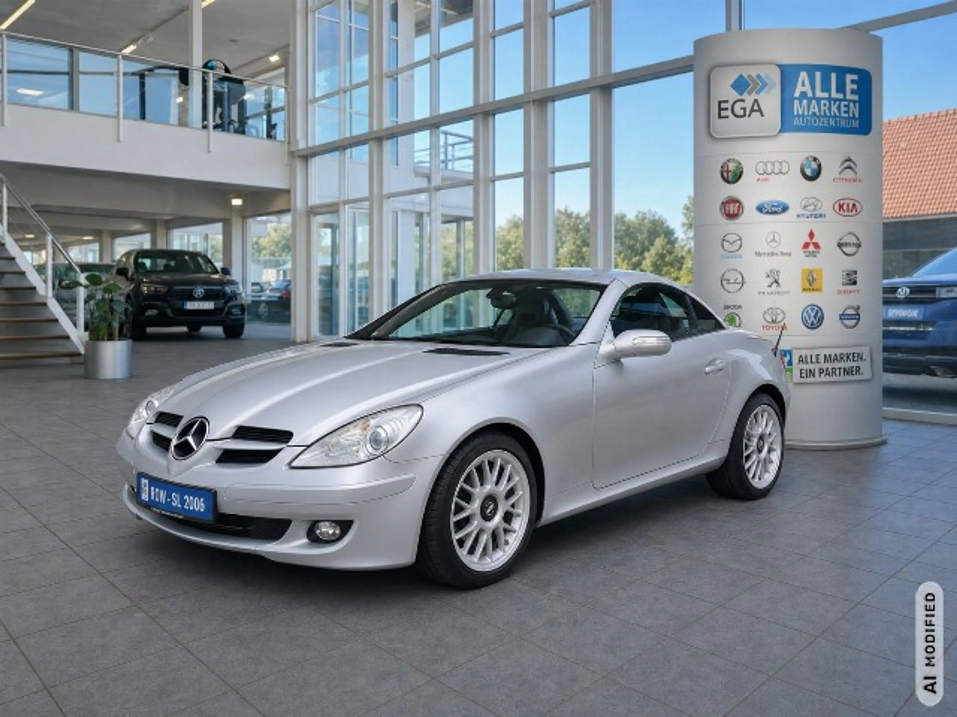 Mercedes-Benz SLK 200 KOMPRESSOR NAVI LEDER SHZ ALU TEMPO SPOSI — photo 7