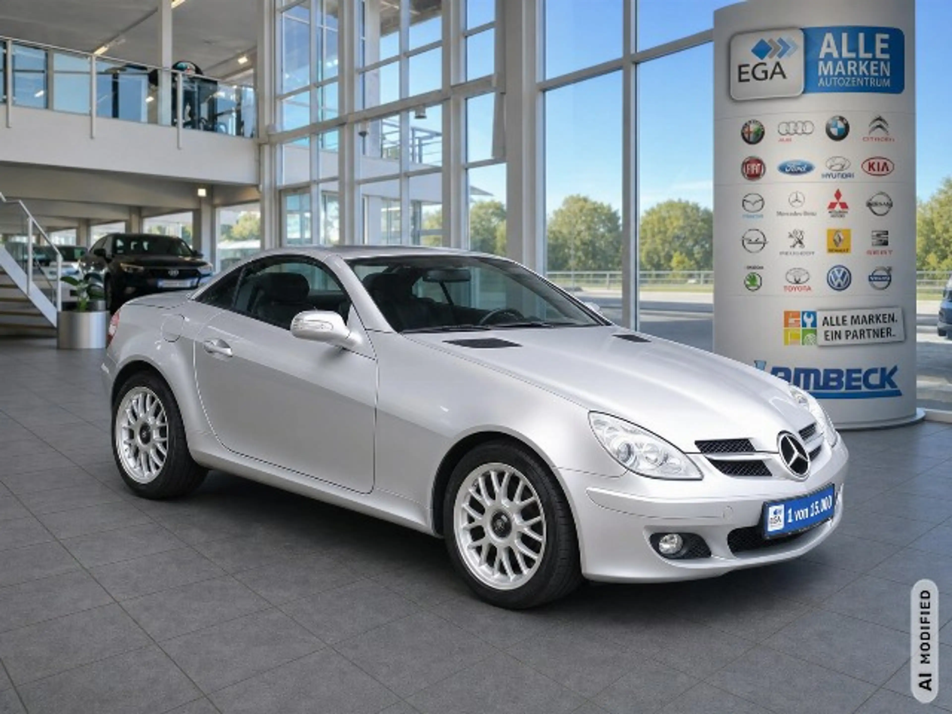 Mercedes-Benz SLK 200 KOMPRESSOR  NAVI LEDER SHZ ALU TEMPO SPOSI