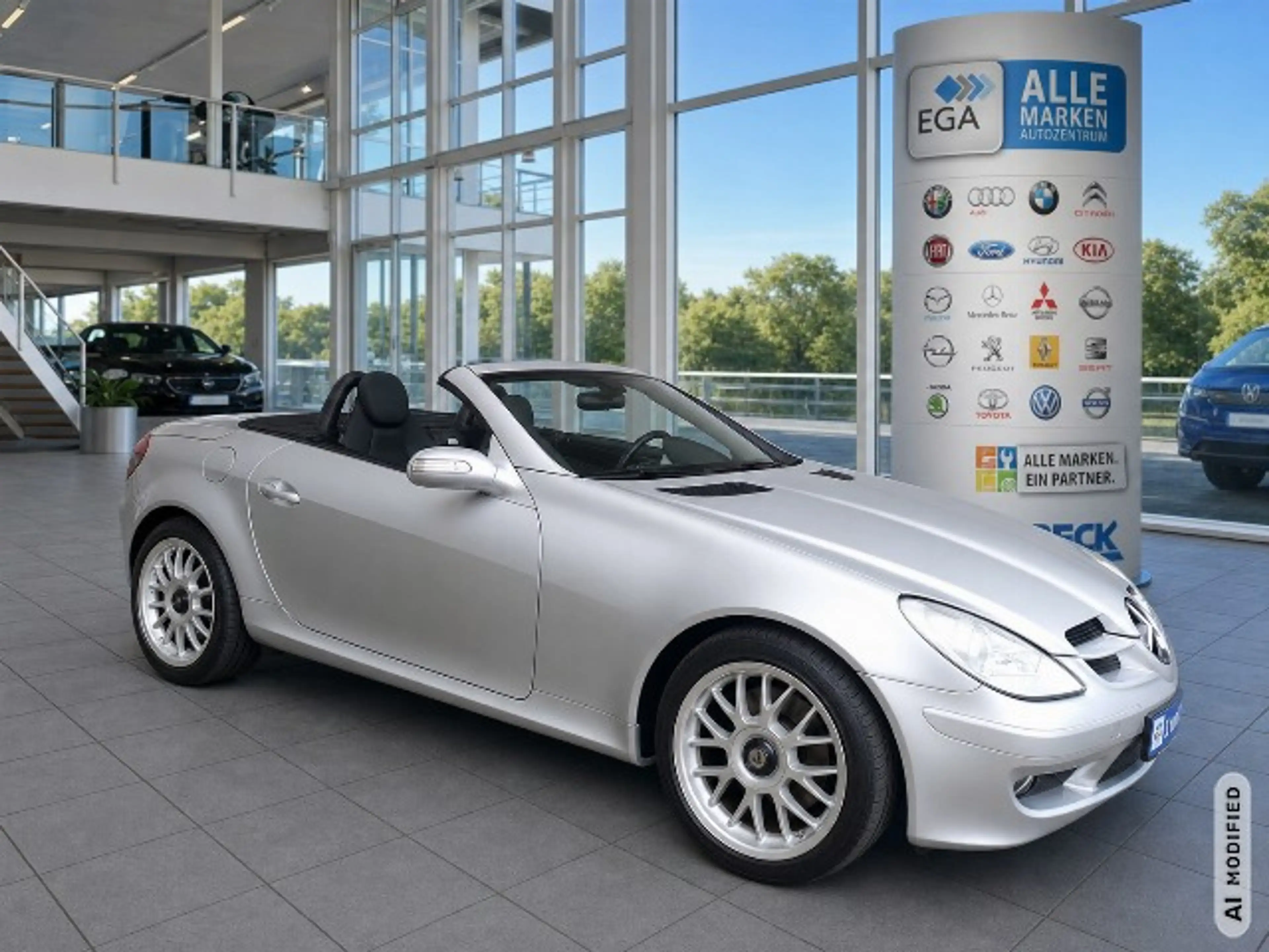 Mercedes-Benz SLK 200 KOMPRESSOR NAVI LEDER SHZ ALU TEMPO SPOSI — photo 3