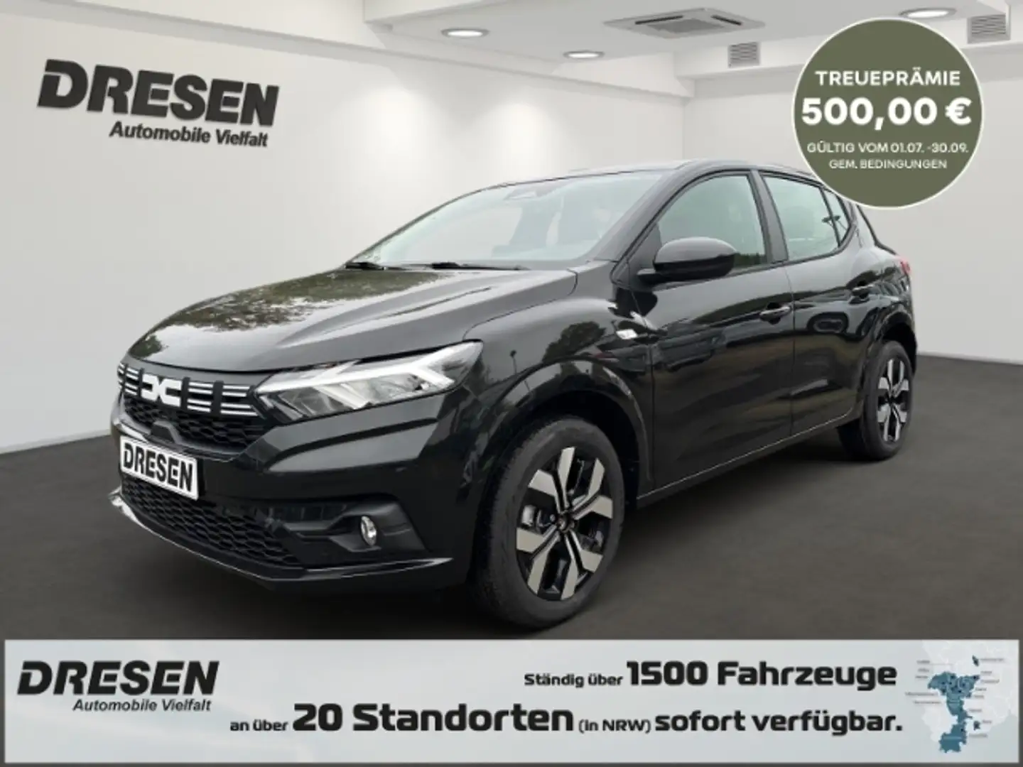 Dacia Sandero III 1.0 Journey TCe 90 NAVI SITZHEIZUNG KOMFORT-PA Zwart - 1